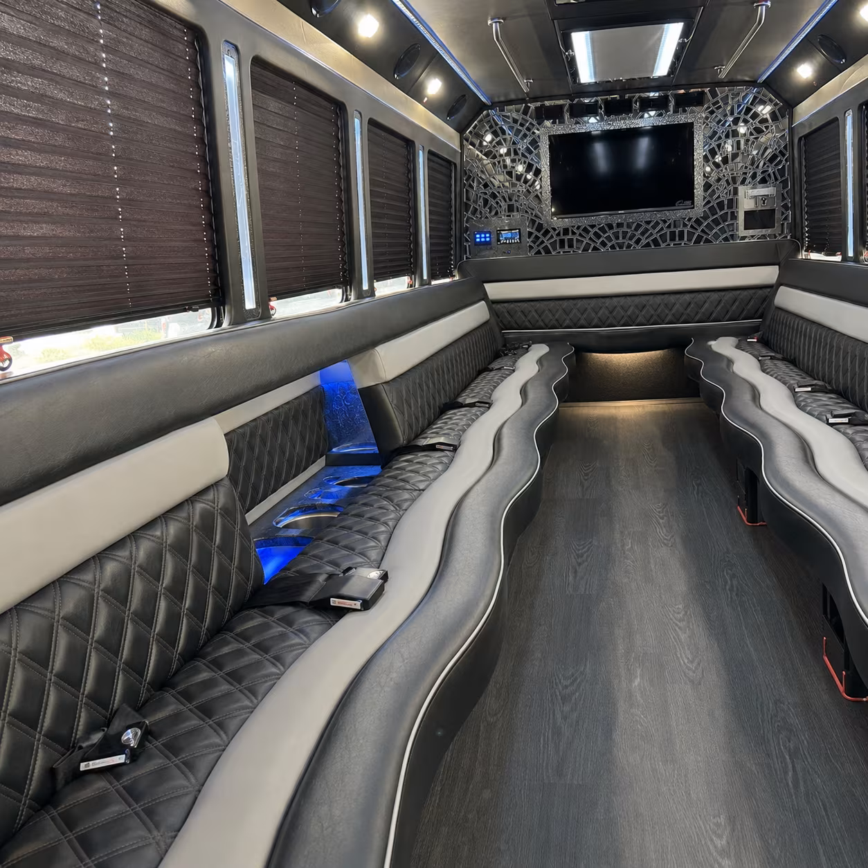 visalia sporting event party bus rental
