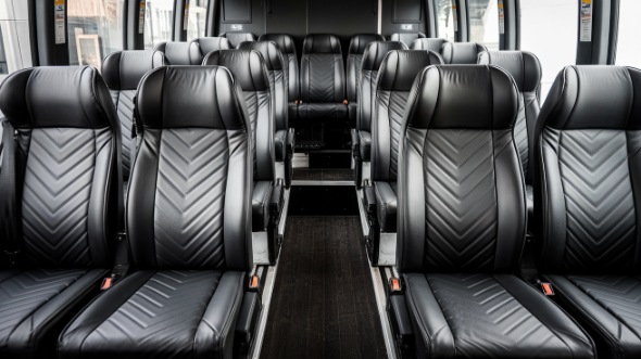 18 passenger minibus inside fresno